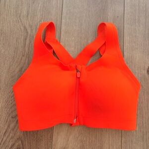 Lululemon Bright Orange Sports Bra